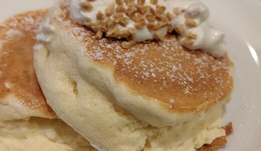 高倉町珈琲のモーニングリコッタパンケーキは満足度120％
